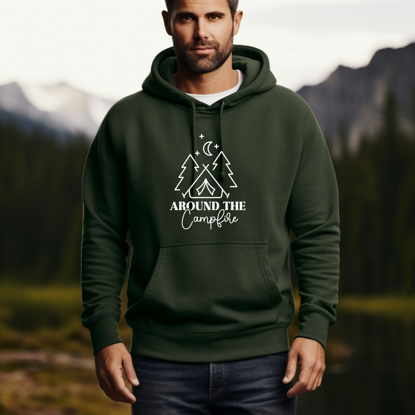 Around The Campfire - Unisex Heavy Blend™ Hooded Sweatshirt