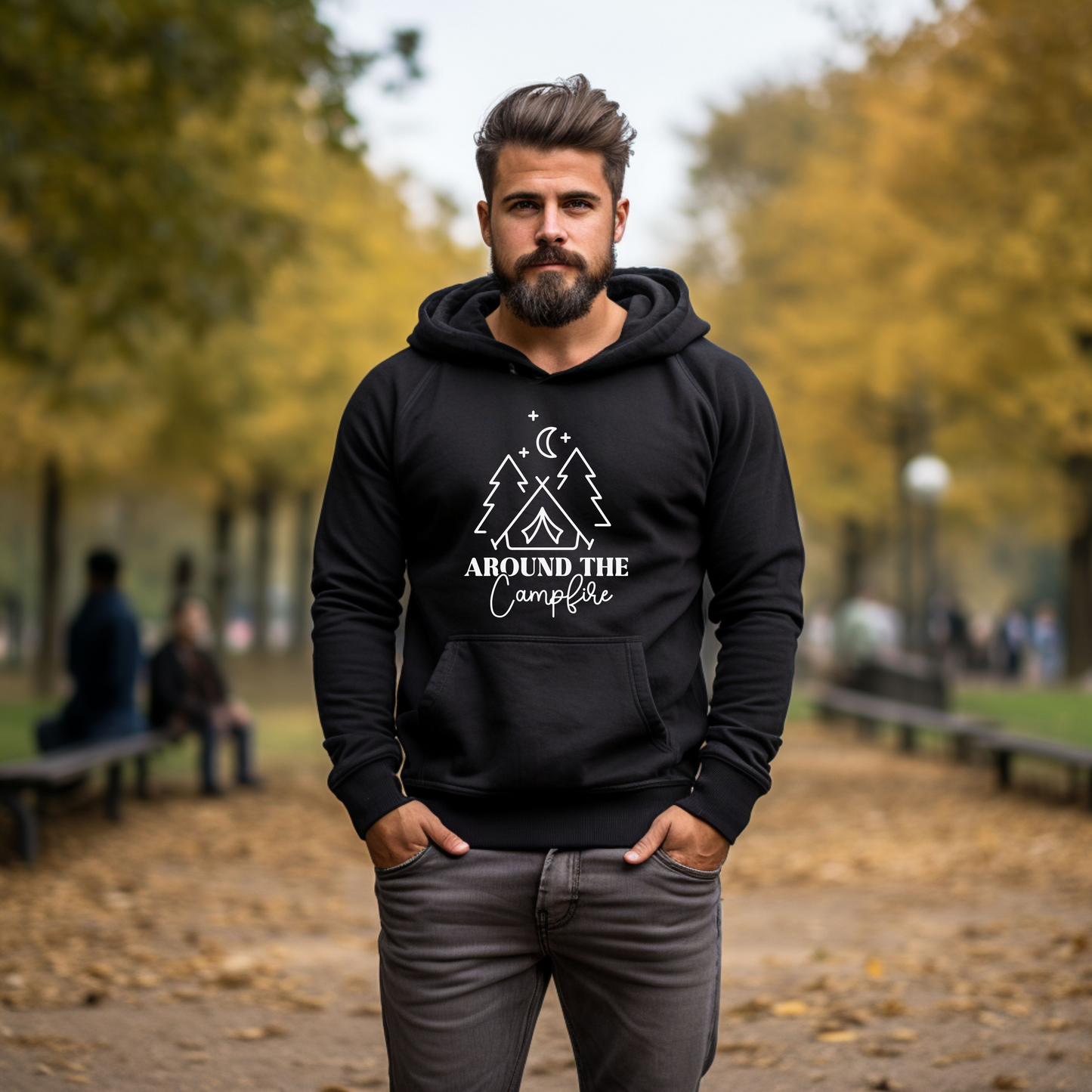 Around The Campfire - Unisex Heavy Blend™ Hooded Sweatshirt