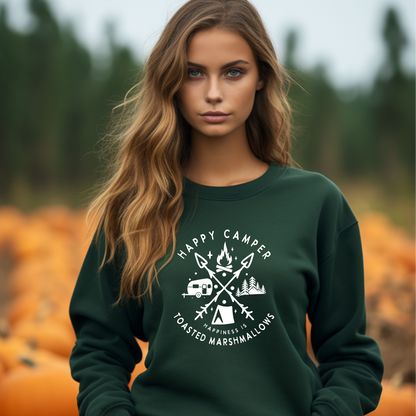 Happy Camper - Unisex Heavy Blend™ Crewneck Sweatshirt