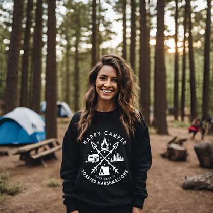 Happy Camper - Unisex Heavy Blend™ Crewneck Sweatshirt