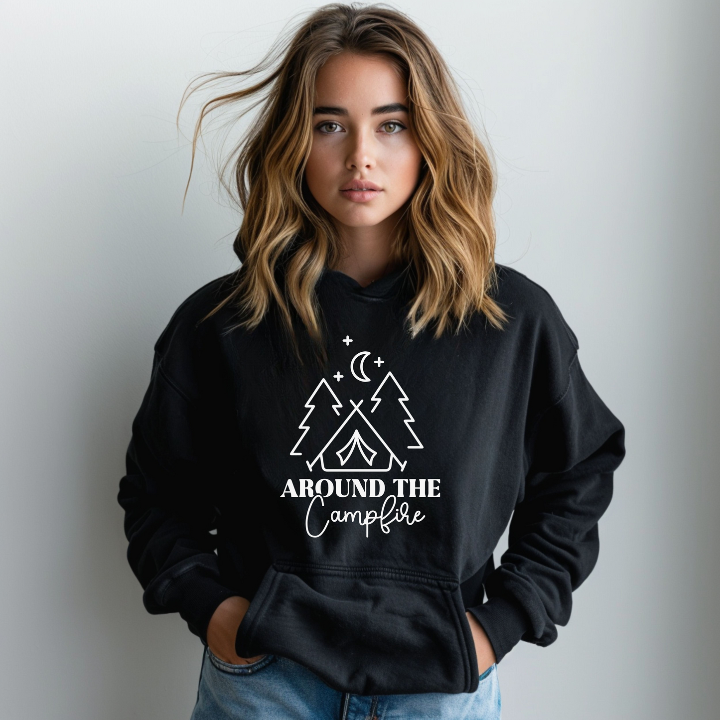 Around The Campfire - Unisex Heavy Blend™ Hooded Sweatshirt