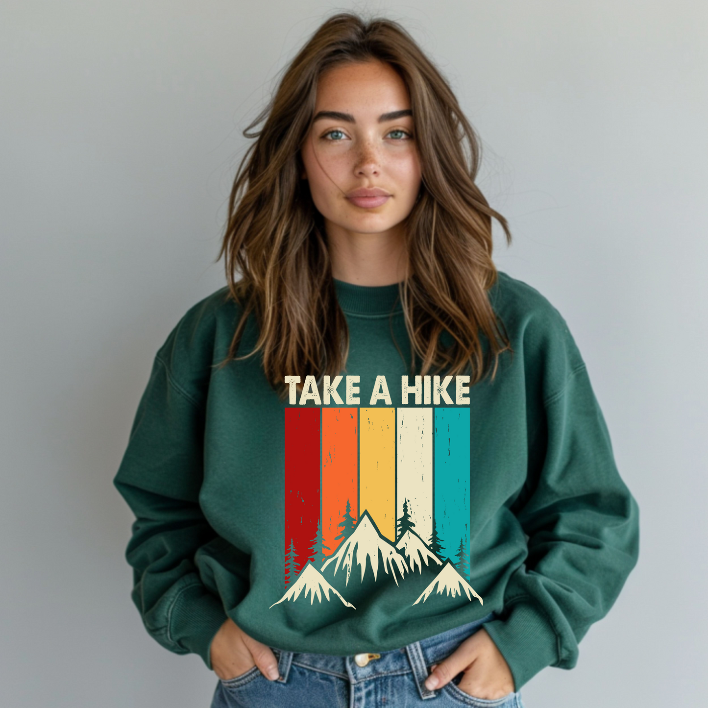 Take a Hike - Unisex Heavy Blend™ Crewneck Sweatshirt