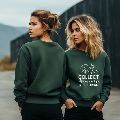 Collect Memories Not Things - Unisex Heavy Blend™ Crewneck Sweatshirt