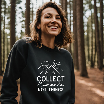 Collect Memories Not Things - Unisex Heavy Blend™ Crewneck Sweatshirt