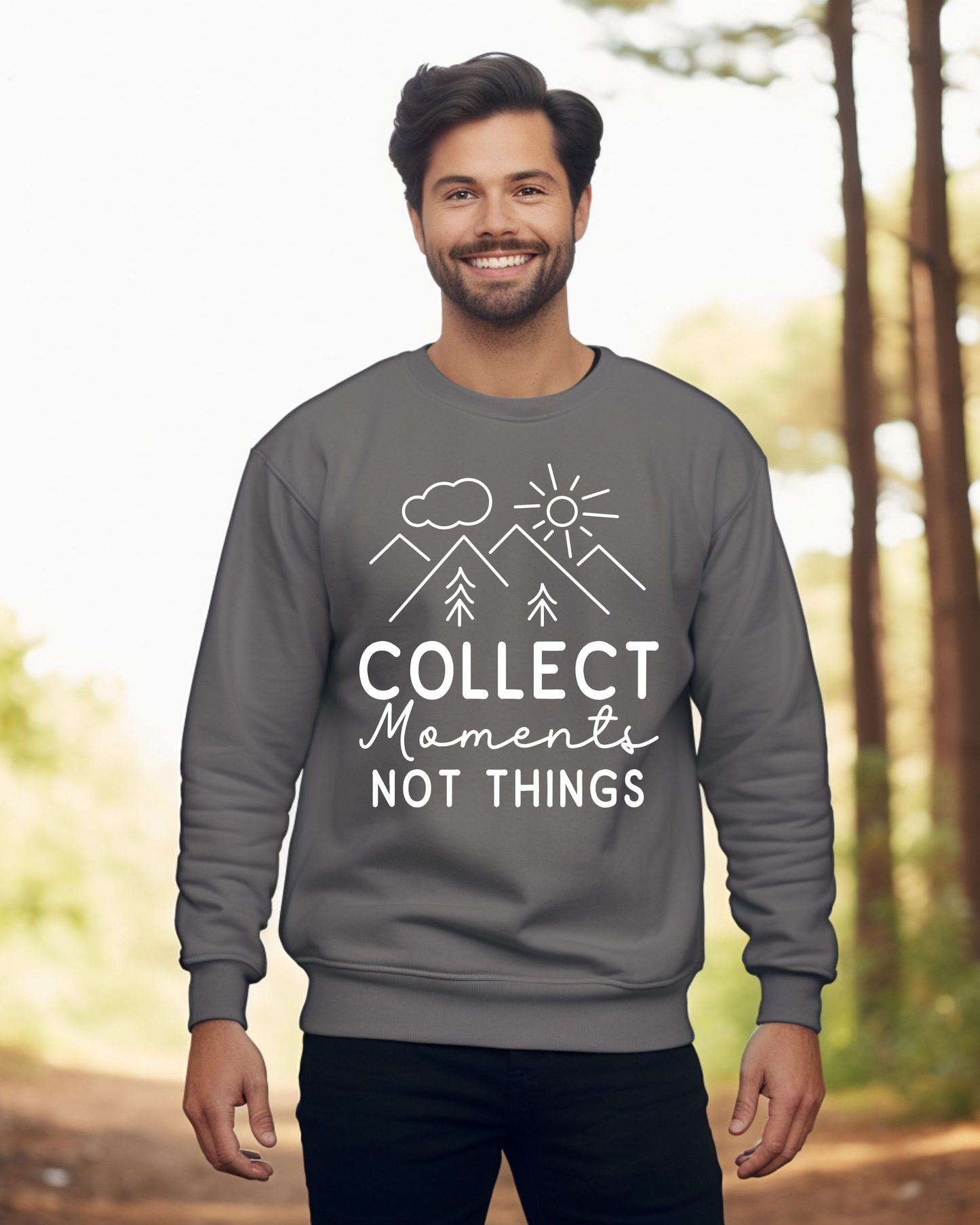 Collect Memories Not Things - Unisex Heavy Blend™ Crewneck Sweatshirt