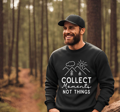 Collect Memories Not Things - Unisex Heavy Blend™ Crewneck Sweatshirt