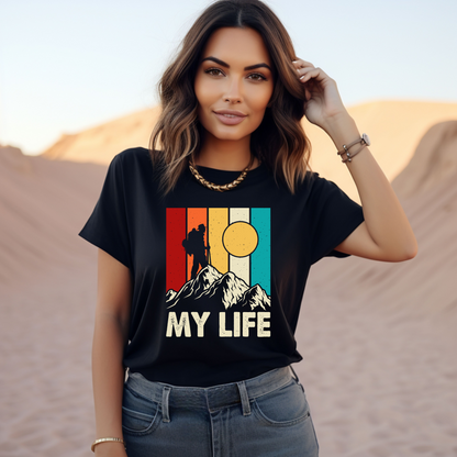 Mountain Adventure Tee - My Life Vintage Unisex T-Shirt