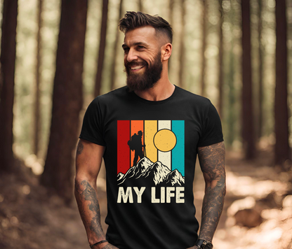 Mountain Adventure Tee - My Life Vintage Unisex T-Shirt