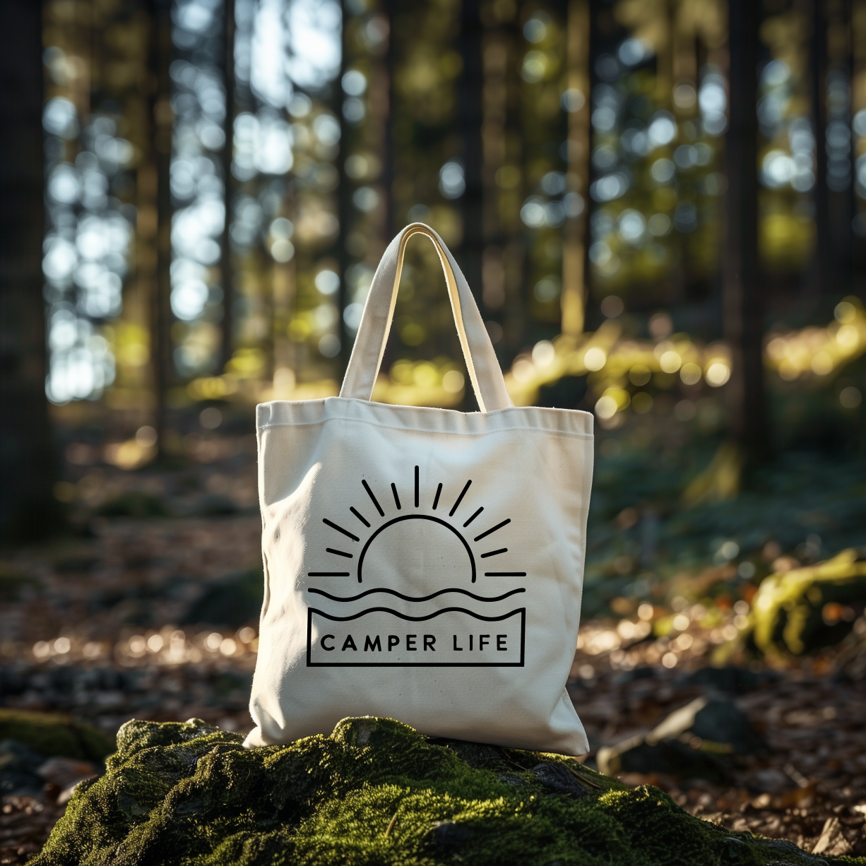 Camper Life - Cotton Canvas Tote Bag