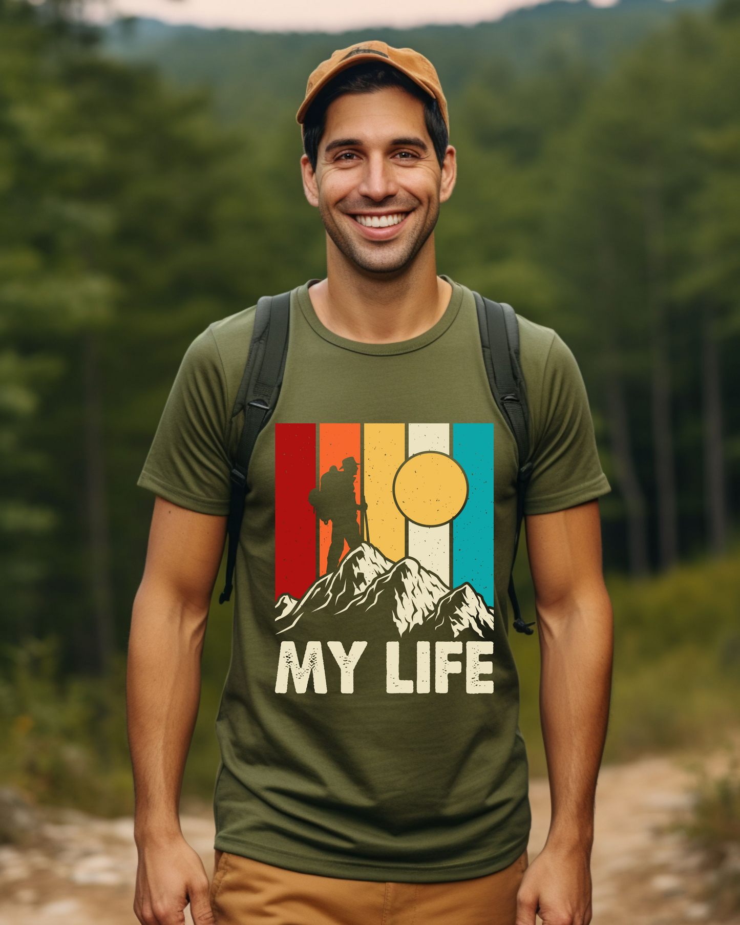 Mountain Adventure Tee - My Life Vintage Unisex T-Shirt