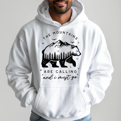 The Mountains Are Calling - Unisex Heavy Blend™ Hooded Sweatshirt