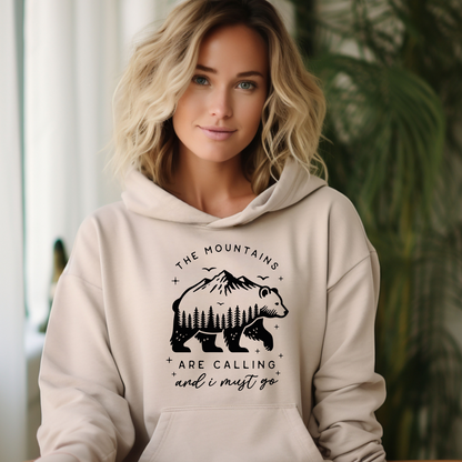 The Mountains Are Calling - Unisex Heavy Blend™ Hooded Sweatshirt