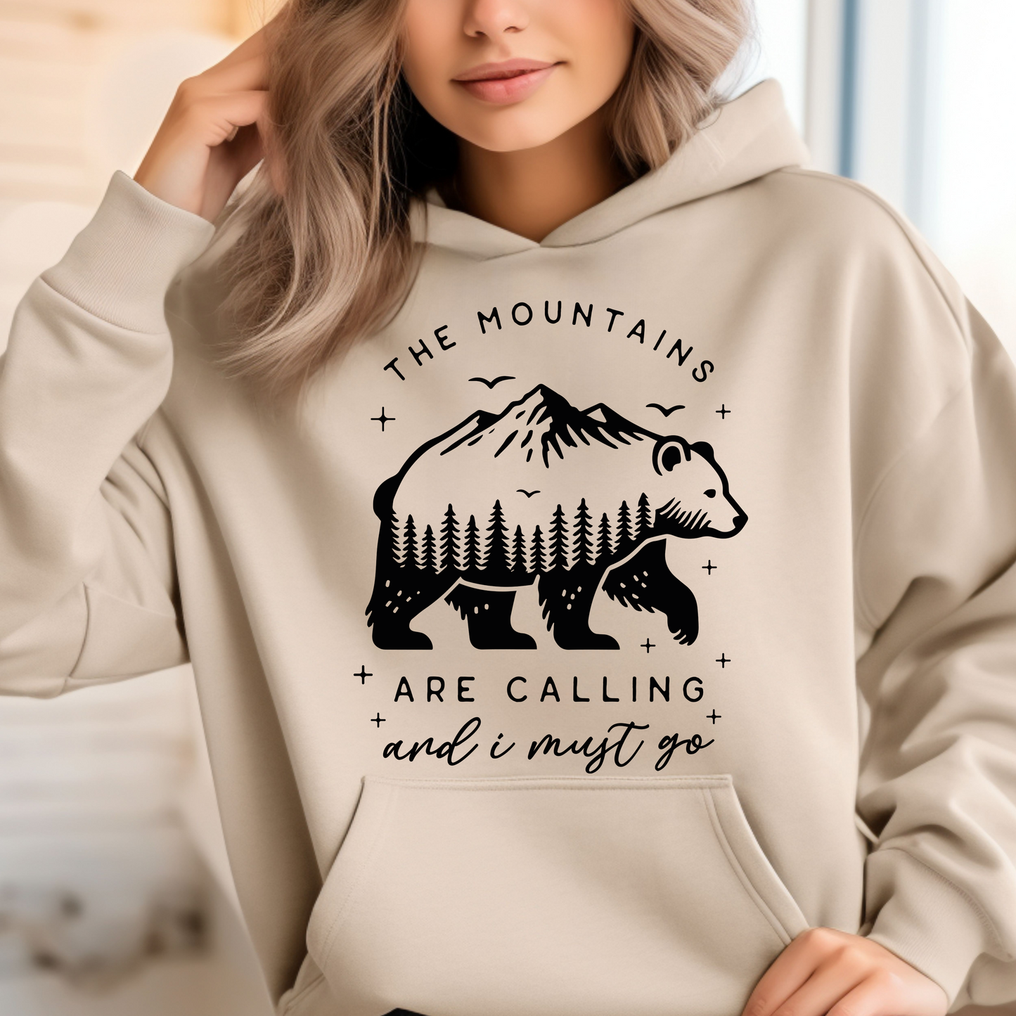 The Mountains Are Calling - Unisex Heavy Blend™ Hooded Sweatshirt