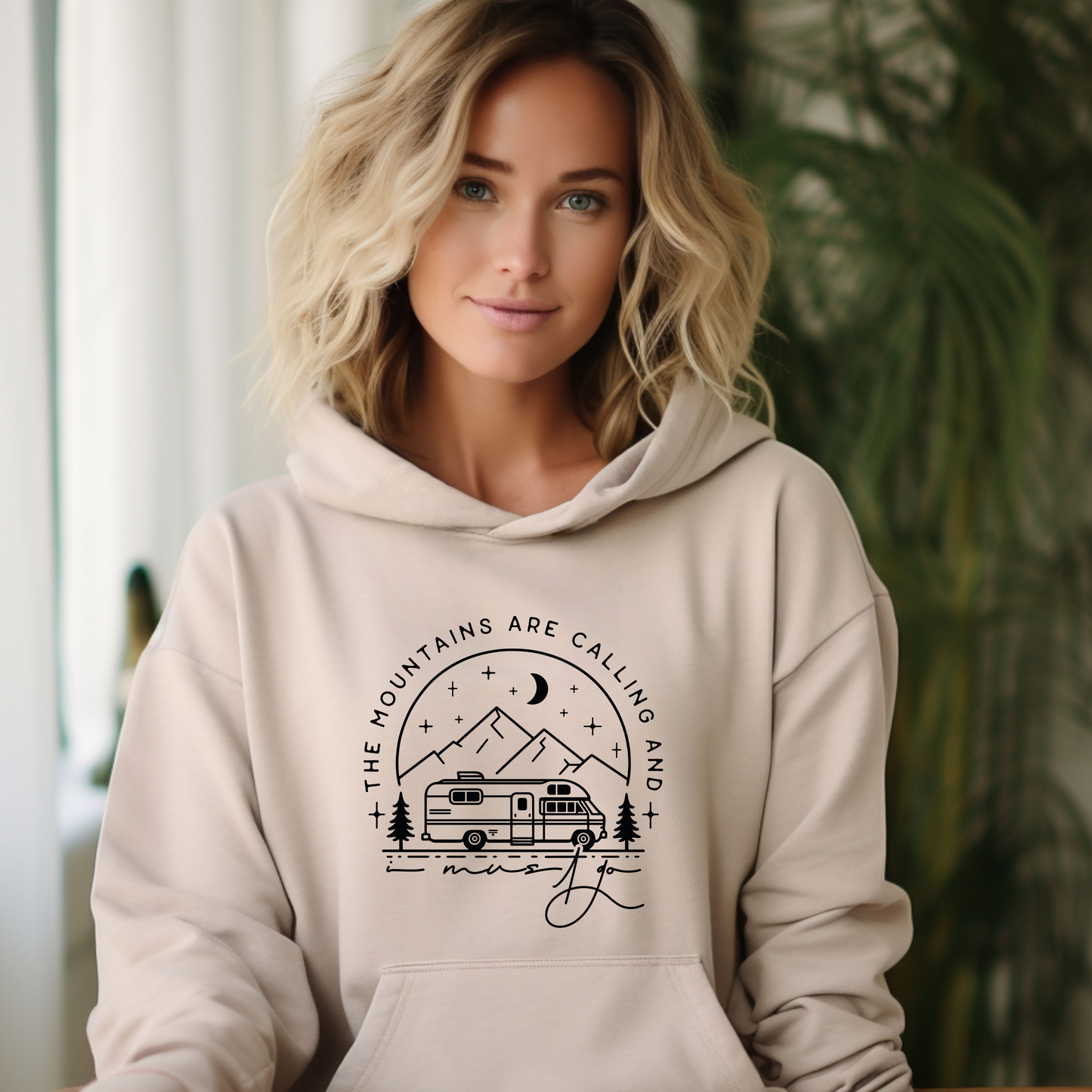 The Mountains Are Calling And I Must Go - Unisex Heavy Blend™ Hooded Sweatshirt