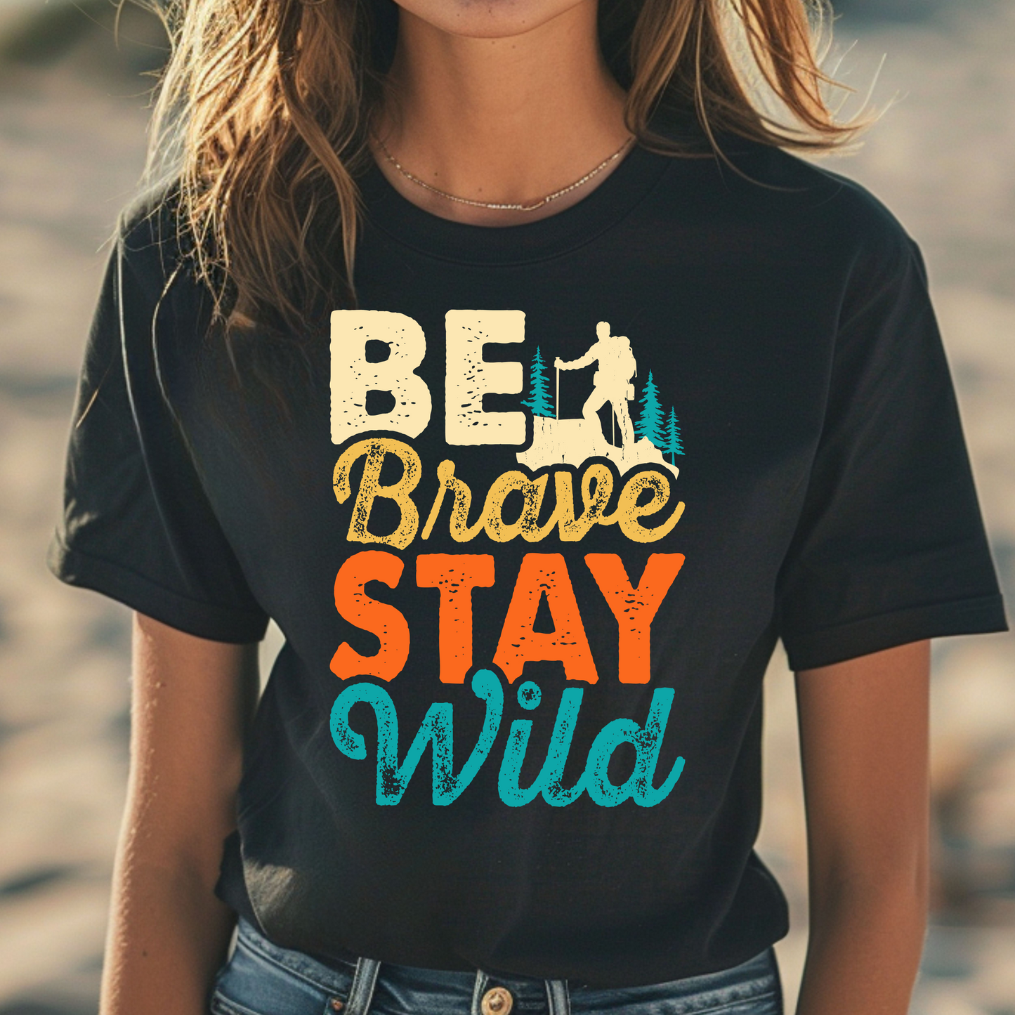 Be Brave Stay Wild - Unisex Short Sleeve Tee