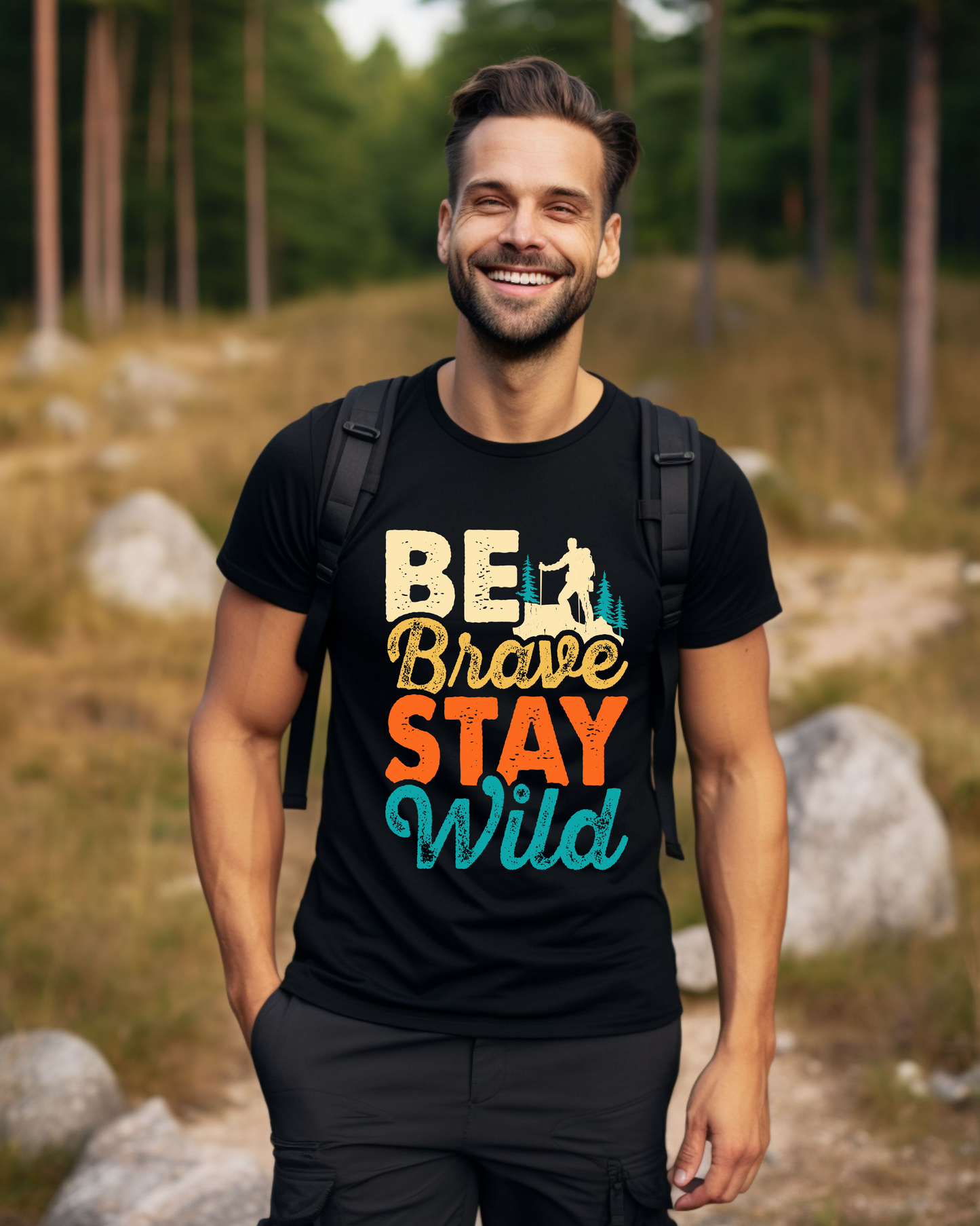 Be Brave Stay Wild - Unisex Short Sleeve Tee