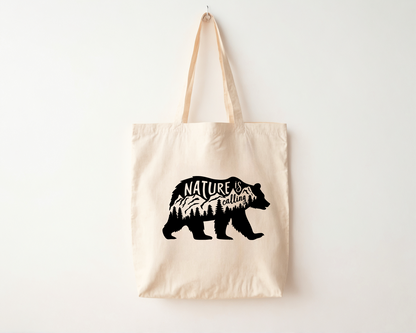 Adventure Is Calling - Cotton Canvas Tote Bag