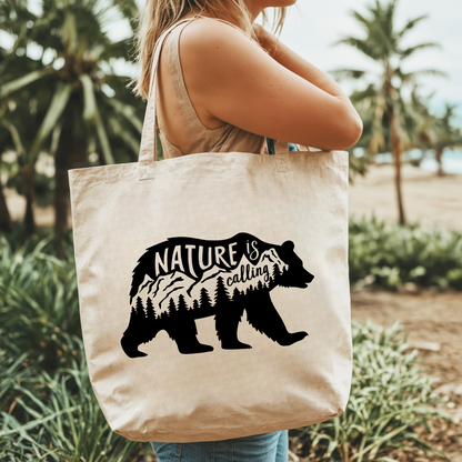 Adventure Is Calling - Cotton Canvas Tote Bag