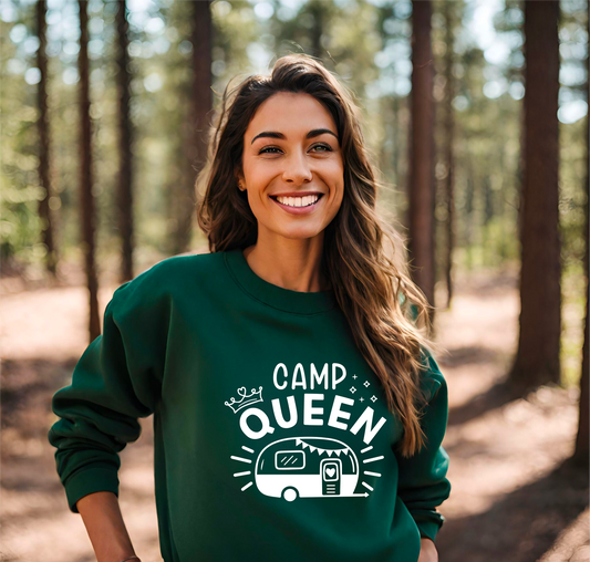 Camp queen - Unisex Heavy Blend™ Crewneck Sweatshirt